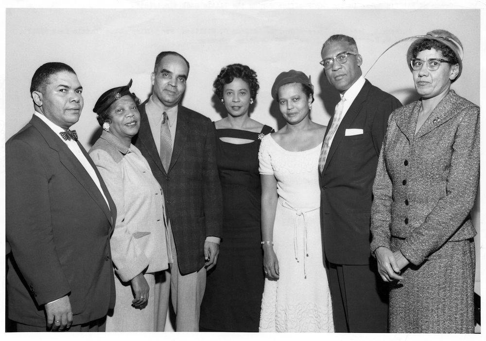 Nellie Stone Johnson with members of the NAACP