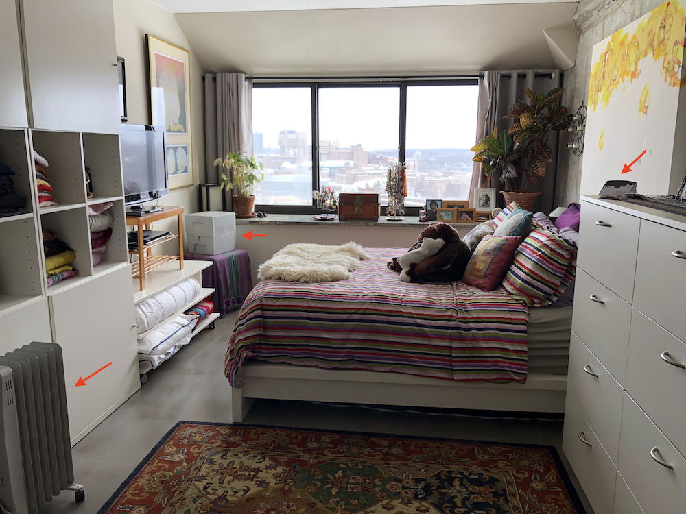 Susan Schaefer’s Minneapolis bedroom