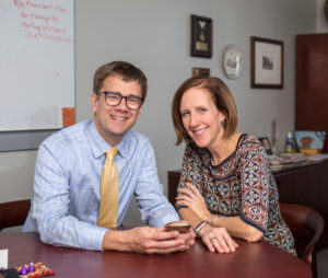 Dr. David Hilden and Sarah Jackson